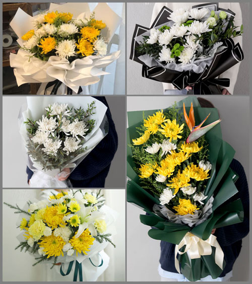 山西晋中平遥县洪善镇京陵村白事花束代送